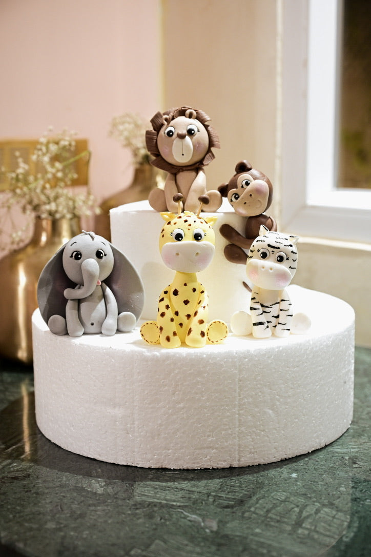 Fondant Jungle Animals Workshop